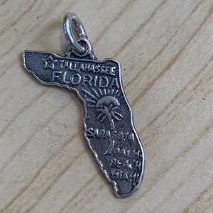 .925 Florida Sterling Silver Jewelry Charm